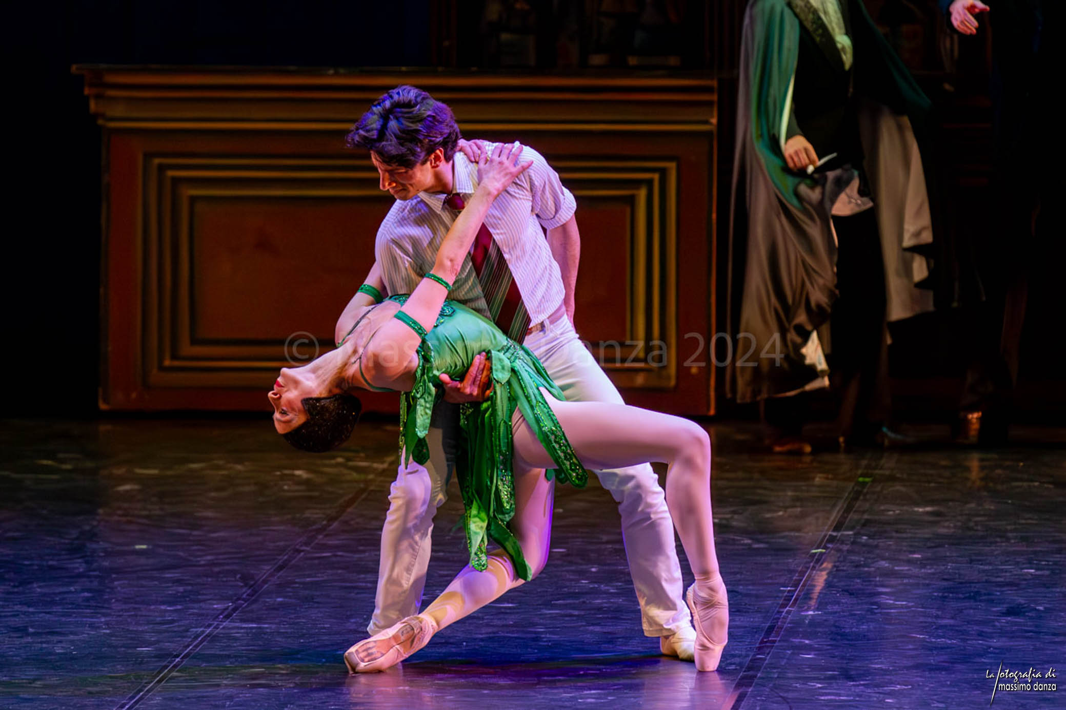 ANBETA TOROMANI E ALESSANDRO MACARIO IN  “COPPELIA” DI AMEDEO AMODIO